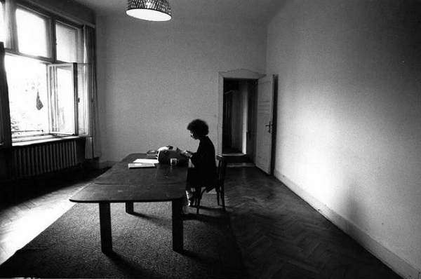 Margaret writing The Handmaid’s Tale, Berlin, 1984