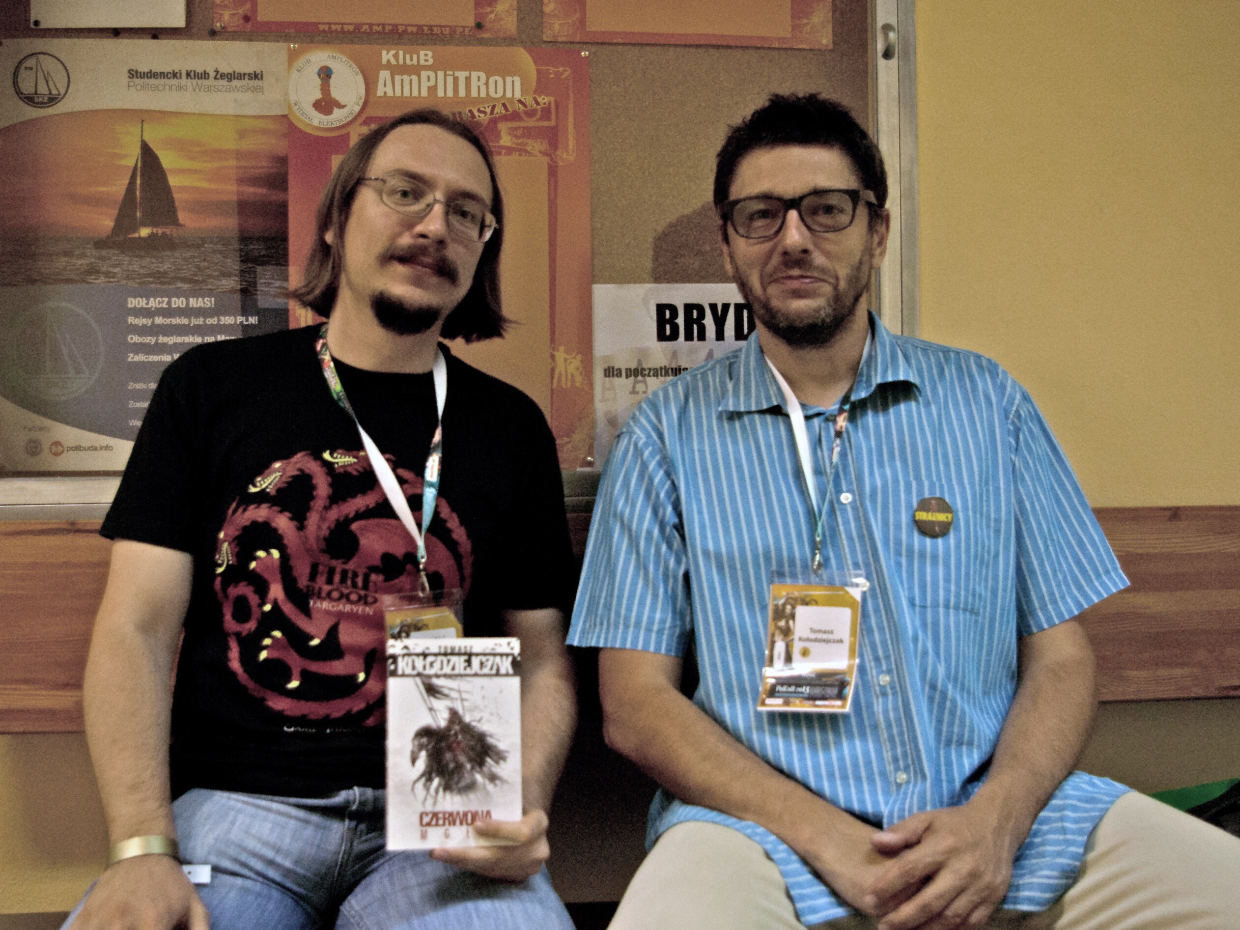 Мы с автором во время варшавского "Полкона" в 2013 году
