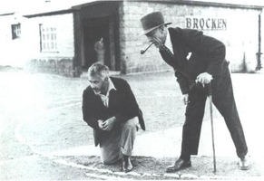 Гарри Прайс вместе с м-ром Джоадом во время проведения "Броккенского эксперимента"