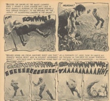фрагмент комикса «Проклятая тварь» по рассказу Бирса, 1965, Грей Морроу и Арчи Гудвин (сценарий)