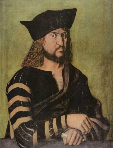 Портрет Фридриха Саксонского. Альбрехт Дюрер, ок. 1500г.