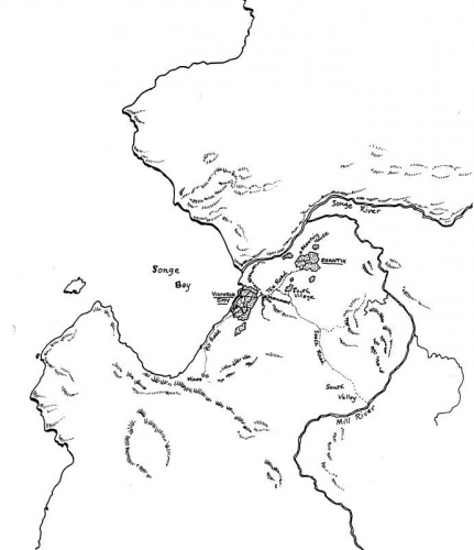Карта колонии Виктория