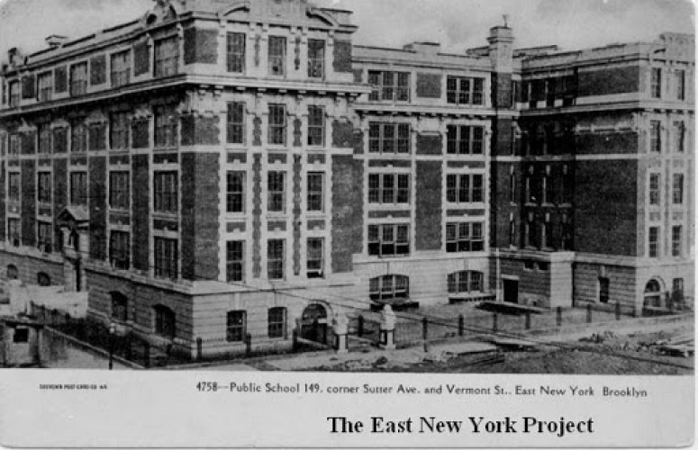 Младшая высшая школа Восточного Нью-Йорка № 149, сегодня P.S. 149 Danny Kaye, фото 1906 г.
