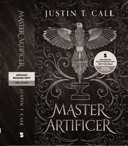  Опубликованная Коллом обложка второго романа Master Artificer. Птенчик явно подрос