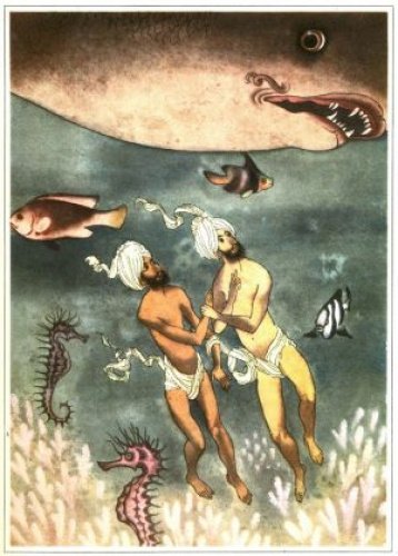  Подводные жители из сказок «Тысячи и одной ночи»