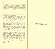 Желтый Знак. Шмуцтитул 1895