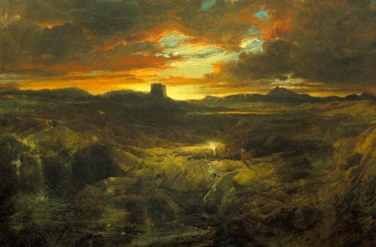 Чайльд Роланд к Темной Башне пришел. Томас Морэн, 1859