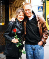Роберт Шекли с женой Гейл Даной в Санкт-Петербурге (фото: Roberto Quaglia)