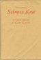 The Solomon Kane Sketchbook