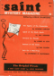 The Saint Mystery Magazine, May 1962