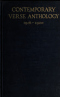 Contemporary verse anthology 1916-1920
